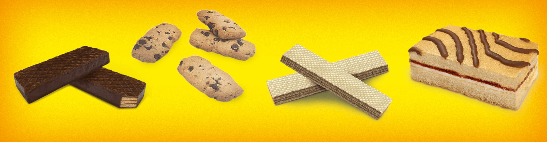 Gebäck und Waffeln als Wurfmaterial