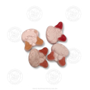 100 x Schaumzucker-Gummibonbons Wurfmaterial Hippo