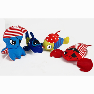 12 x Plüschtier Piratentier ca.18cm