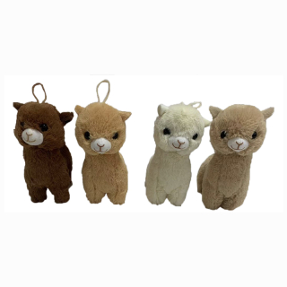 12 x Plüschtier Stofftier Alpaka Lama 4 Farben ca.17cm