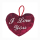 48 x Herz "I Love You" ca. 10 cm
