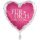 Herz Folienballon Ø 43cm "Für Dich von Herzen"