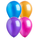 Metallic-Latexballons, 28 cm, verschiedene Farben, 50...