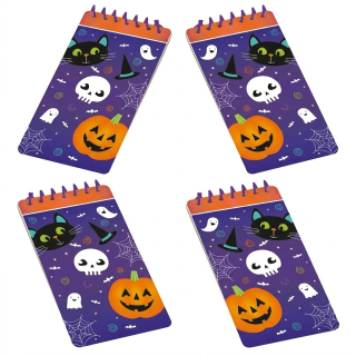 4 x Notizbuch "Spooky Junior" 5 x 10 cm Papier