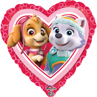 Paw Patrol Everest und Sky HerzBallon