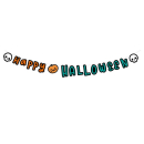 Partykette Happy Halloween Papier 180 x 15 cm