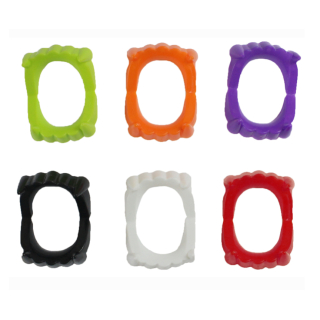 12 x Gebiss bunt