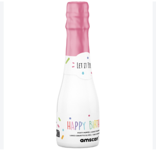 Confetti Popper Klein Rosa
