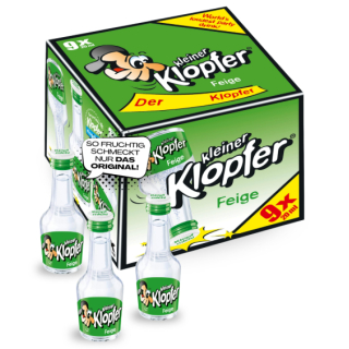 Kleiner Klopfer Feige der Feigenlikör in 9 Mini-Flaschen à 20 ml
