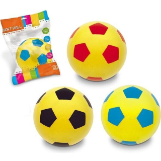 1 x Mondo Fußball Schaumstoff – D20 cm – Farbe zufällig
