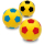 1 x Mondo Fußball Schaumstoff – D20 cm – Farbe zufällig