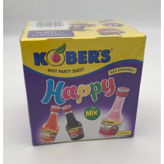 9 x Kobers Happy Mix 20ml, 15-17% vol.