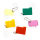 50 x Ordner/Sprechblase Schlüsselanhänger "diverse Farben"