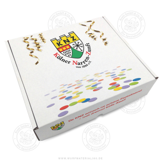 KBOX XL 381 Karneval „Die große Kiste“Individuell bedruckbare Präsentbox