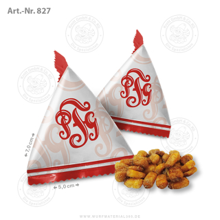 14400 x Pyramide Mais-Snack á 5g Eigendruck