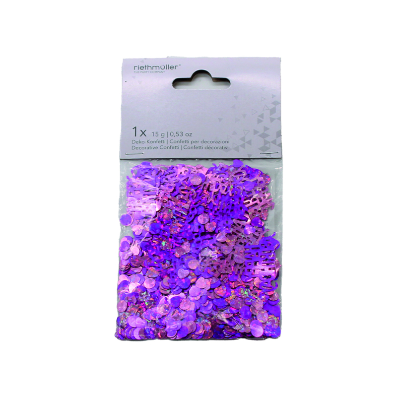Holografische Konfetti-Schmetterlinge Rosa – 15 G, Größe Ca. 2,1 X 3,8 Cm
