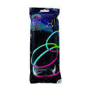 Knicklicht- Halsketten dreifarbig 4 Stck 60cm