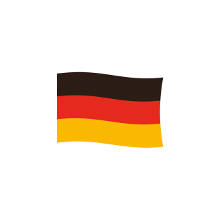 Flagge Deutschland 150 cm Polyester schwarz/rot/gelb