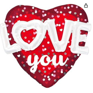 3419001 - Balloon Love Hearts & Dots