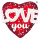 3419001 - Balloon Love Hearts & Dots