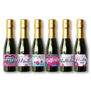 6 x Secco Perlwein 0,2 Liter "Muttertag" 10,5% Vol.