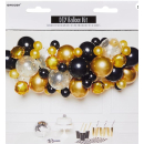 Black & Gold Balloon Garland