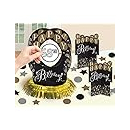 Add an Age Tischdekorationsset, glitzernd, Gold, 1 Stck,...