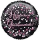 Standard Folienballon "Herzlichen Glckwunsch" Pink Sparkle, Rund, Durchmesser circa 43 cm, Heliumballon