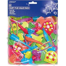 Partygeschenke-Set Party Fun Plastik 48-teilig, Geschirr