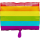 Folienballon * REGENBOGEN FLAGGE *