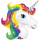 Einhorn SuperShape Foil Balloon 33"/83cm x 29"/73cm P35