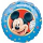 Mickey Mouse Portrait Foil Balloon 18 /45cm (uninflated) Item 10958