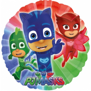 Standard PJ Masks Folienballon Rund S60 verpackt 43 cm