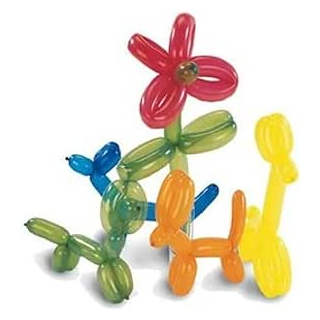 20 Latexballons, Modellierballons mit Pumpe, Luftballon