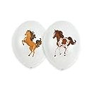A 6 Latexballons Beautiful Horses, Durchmesser 27,5 cm,...