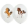 A 6 Latexballons Beautiful Horses, Durchmesser 27,5 cm, Luftballon, Dekoration, Pferde,