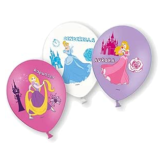 999236 - 6 Latexballons Prinzessin, Durchmesser 27,5 cm