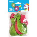 9902173 - Einhorn 4 Colour Latex Balloons 11"/27.5cm...