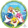 (PKT) Baby Shark Foil Balloon Childrens Party 43 cm Item 4075801