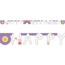 9906336 - Child Peppa Pig HB Letter Banner (2.1m) - Dinosaur