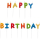 Buchstaben-Kerzen Happy Birthday, 13 Stck, mehrfarbig, Höhe 7,5 cm, Dekoration