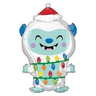 Folienballon Yeti, 27 x 50 cm
