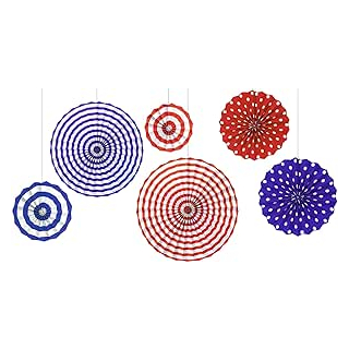 Amscan Deko Papier Fan American SU mm ER