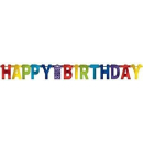 120199 - Bright Birthday Letter Banner 2.2m
