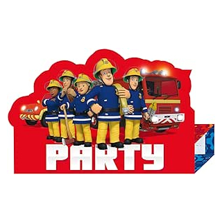 Fireman Sam Stand-up Invitations /8