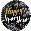 New Year  Balloons Standard Holographic - S40