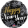 New Year  Balloons Standard Holographic - S40