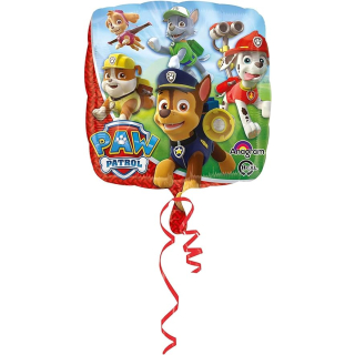 3017901 - Folienballon Paw Patrol, Druchmesser circa 43 cm, Heliumballon, Geburtstag, Dekoration