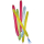 Latex Raketenballons mit Mundstcken, 6 Stck, circa 100 cm lang, farbig sortiert, Luftballon