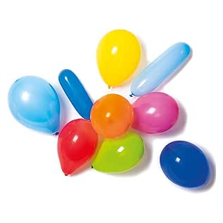 30 Latexballons Formen & Farben sortiert, Geburtstag, Party, Heliumballon